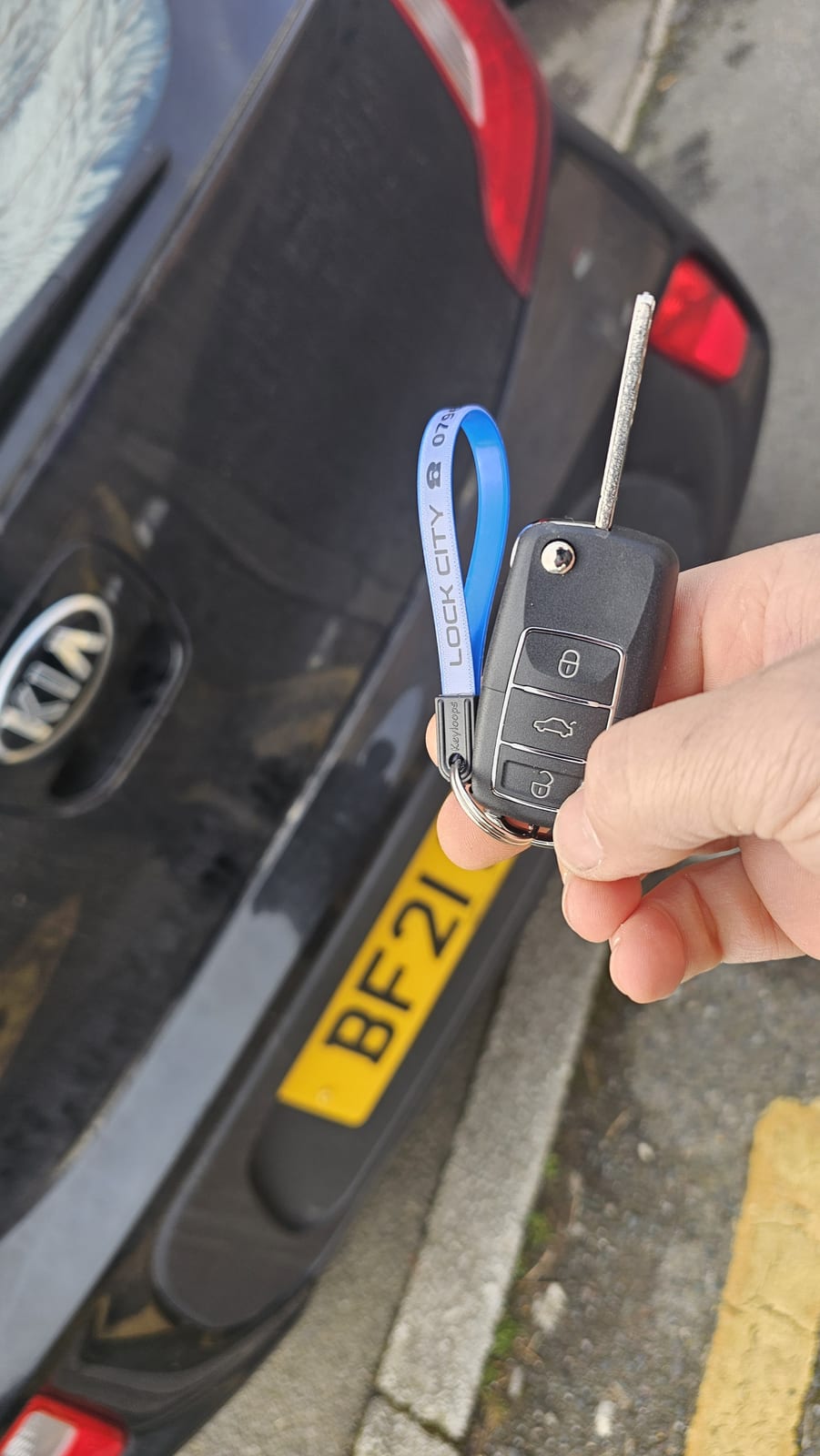 Kia Picanto flip key (all keys lost) by Lock City in Kingswood