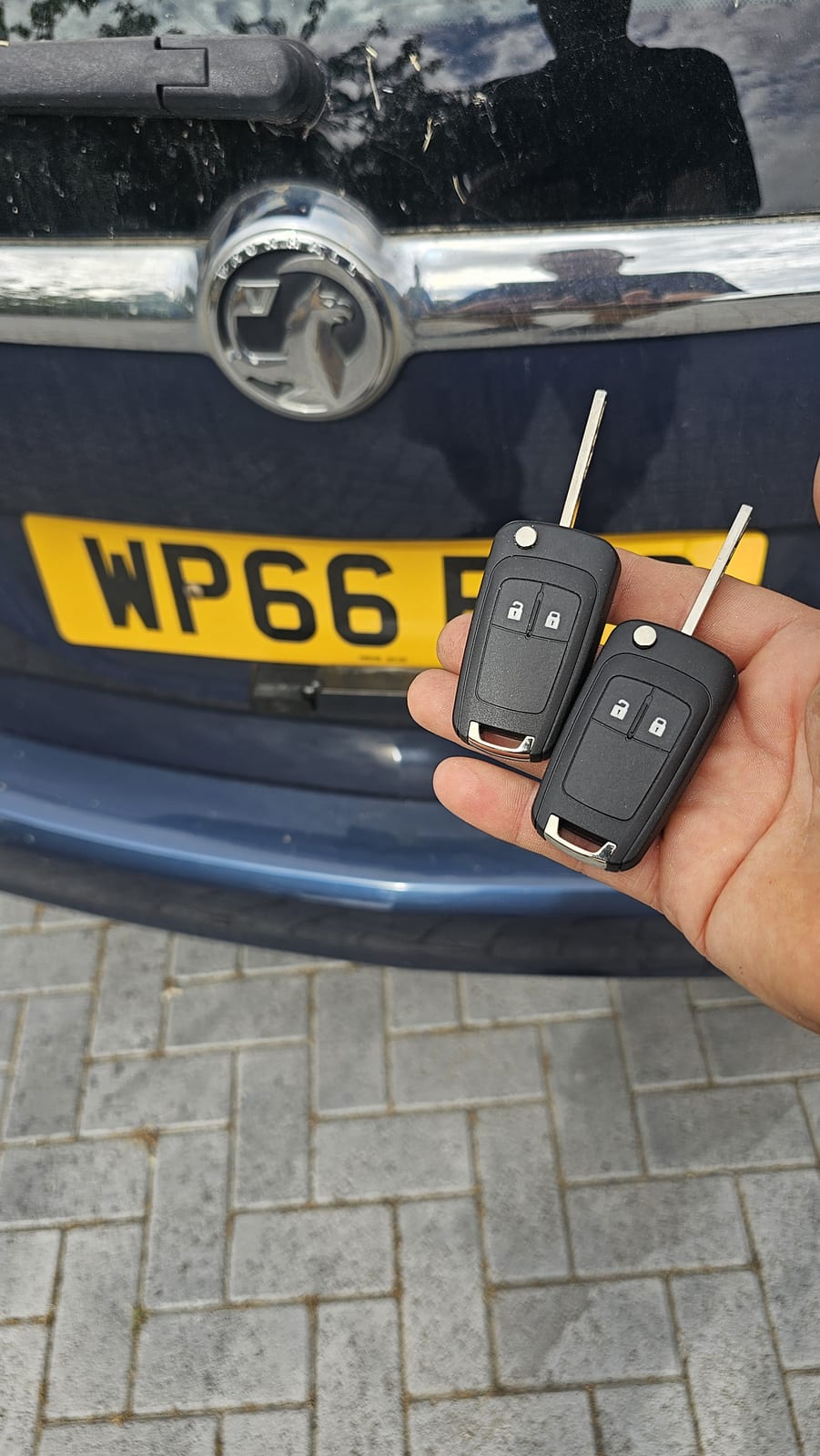 Vauxhall Zafira flip key (spare key) by Lock City in Longwell Green