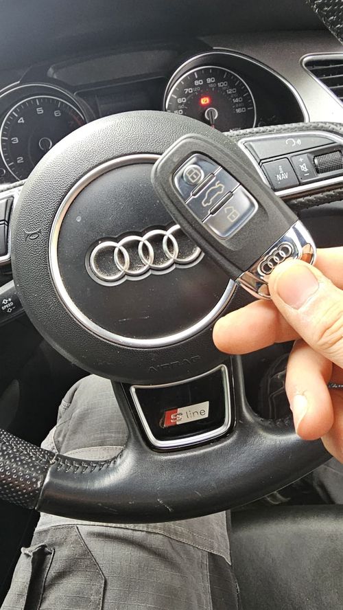 Audi A5 flip key by Lock City in Ashley