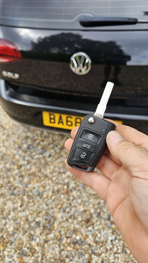 VW Golf flip key (replacement) by Lock City in Hanham
