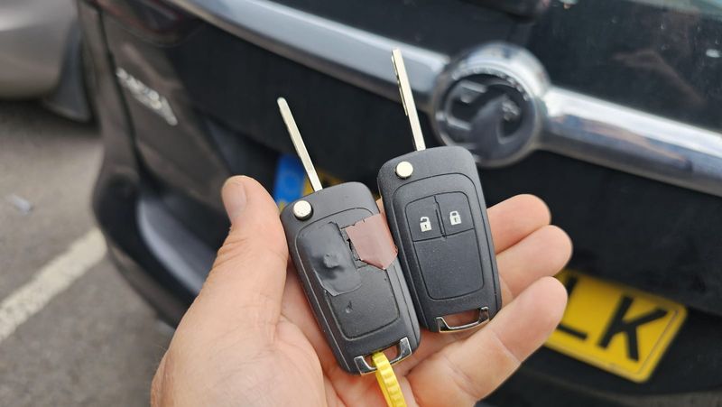 Vauxhall Zafira flip key (spare key) by Lock City in Bedminster