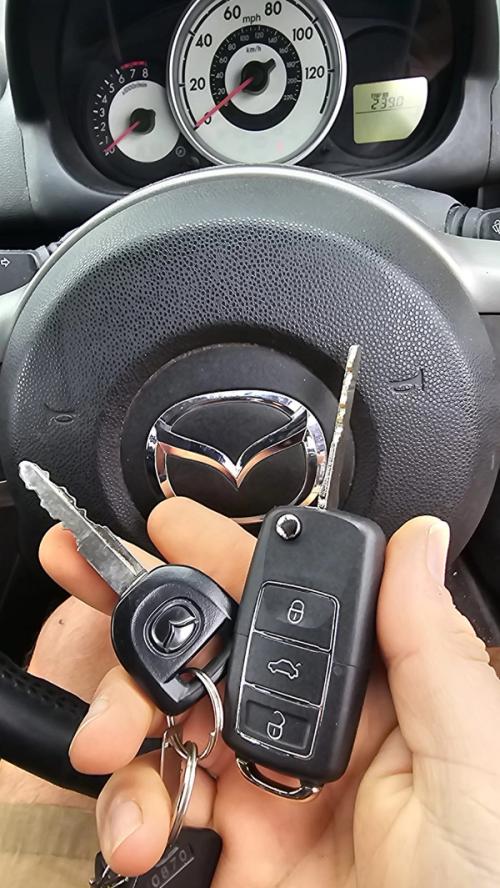 Mazda 2 flip key (spare key) by Lock City in Paulton