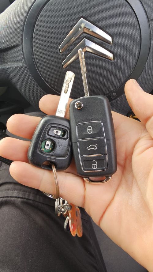 Citroen C1 remote key (spare key) by Lock City in Cotham