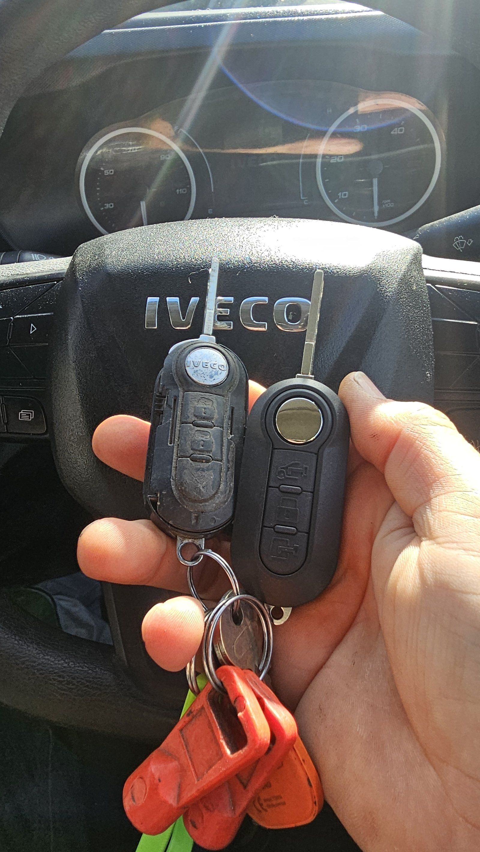 Iveco Daily flip key replaced by a Lock City locksmith in Henbury and Brentry
