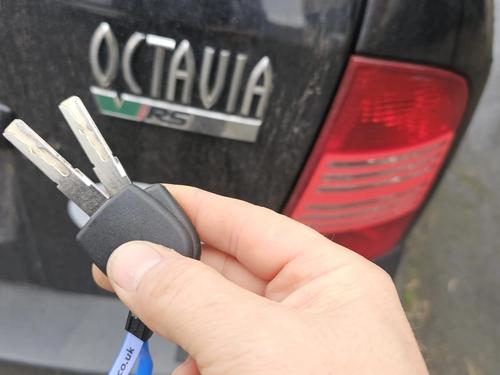 Skoda Octavia chip key (all keys lost) by Lock City in Bishopston and Ashley Down