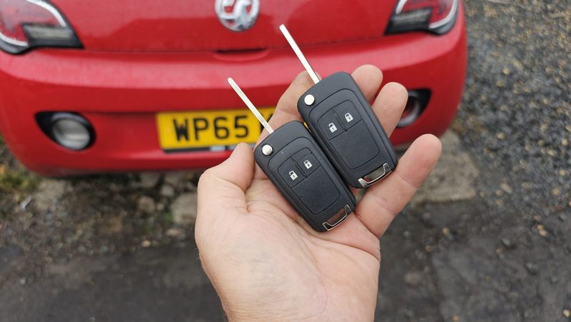 Vauxhall Adam car key (spare key) by Lock City in Pill