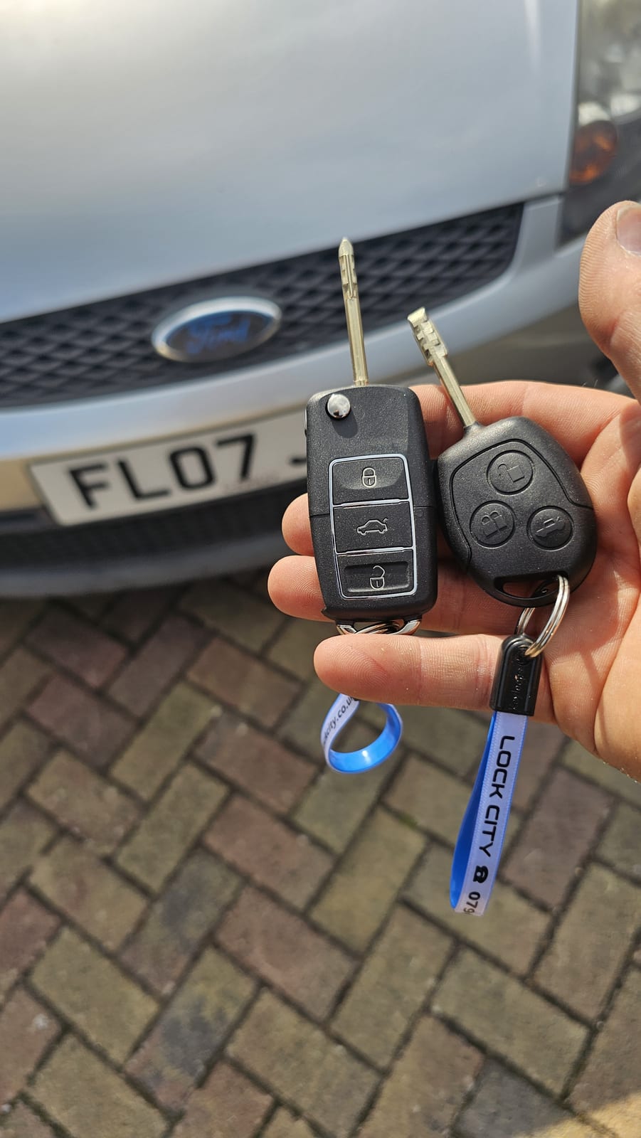 Ford Fiesta remote-head key (all keys lost) by Lock City in Southmead