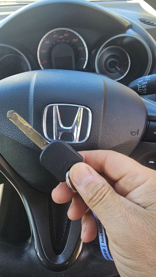 Honda Jazz flip key (all keys lost) by Lock City in Eastville