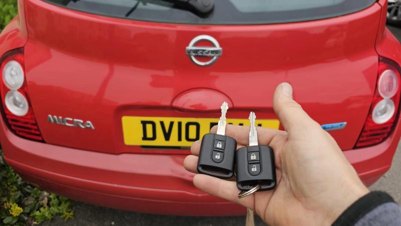 Nissan Micra smart key (ignition) by Lock City in Yatton