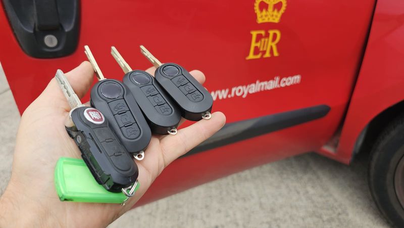 Fiat Doblo flip key (spare key) by Lock City in Filton