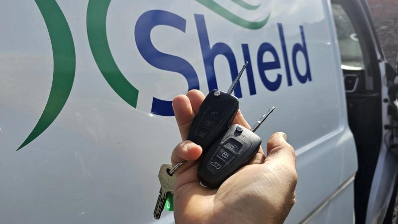 Ford Custom remote head key replaced by a Lock City locksmith in Bristol