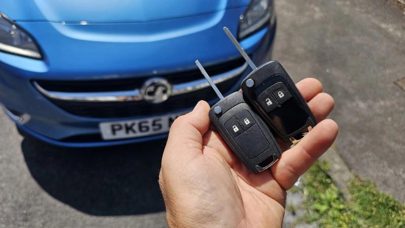 Vauxhall Corsa flip key (spare key) by Lock City in Easton