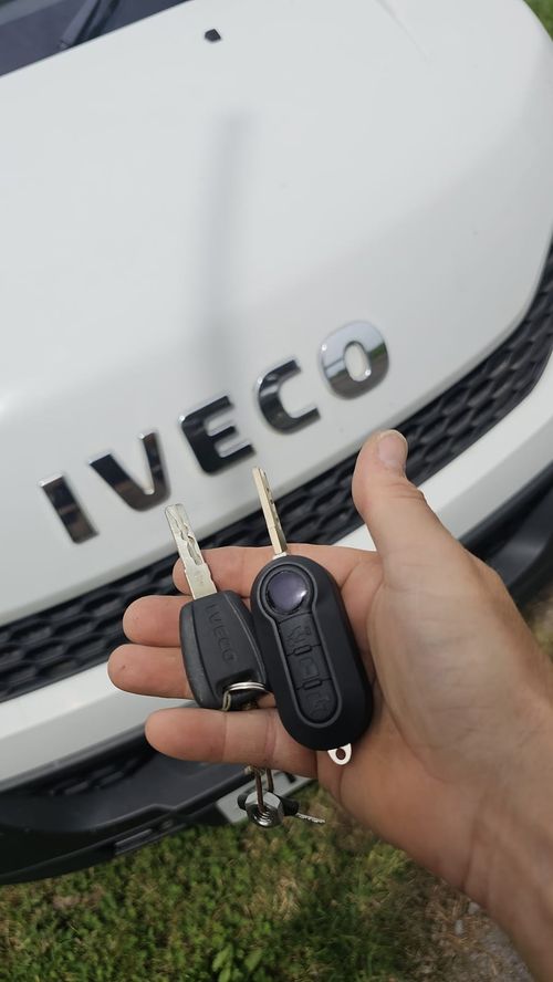 Iveco Daily flip key (spare key) by Lock City in Mendip
