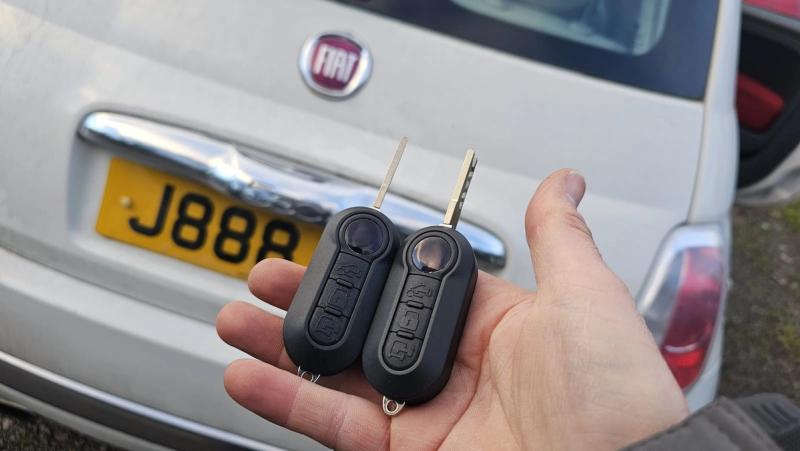 Fiat 500 remote-head key (all keys lost) by Lock City in Stoke Park & Cheswick