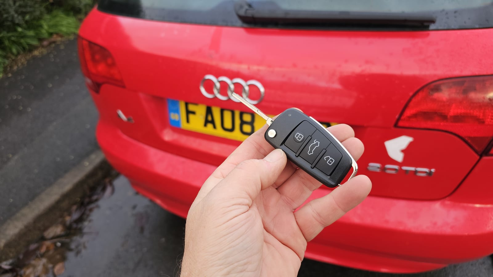 Audi A4 flip key (all keys lost) by Lock City in Combe Down