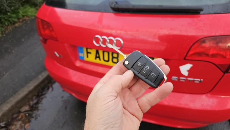 Audi A4 flip key (all keys lost) by Lock City in Combe Down