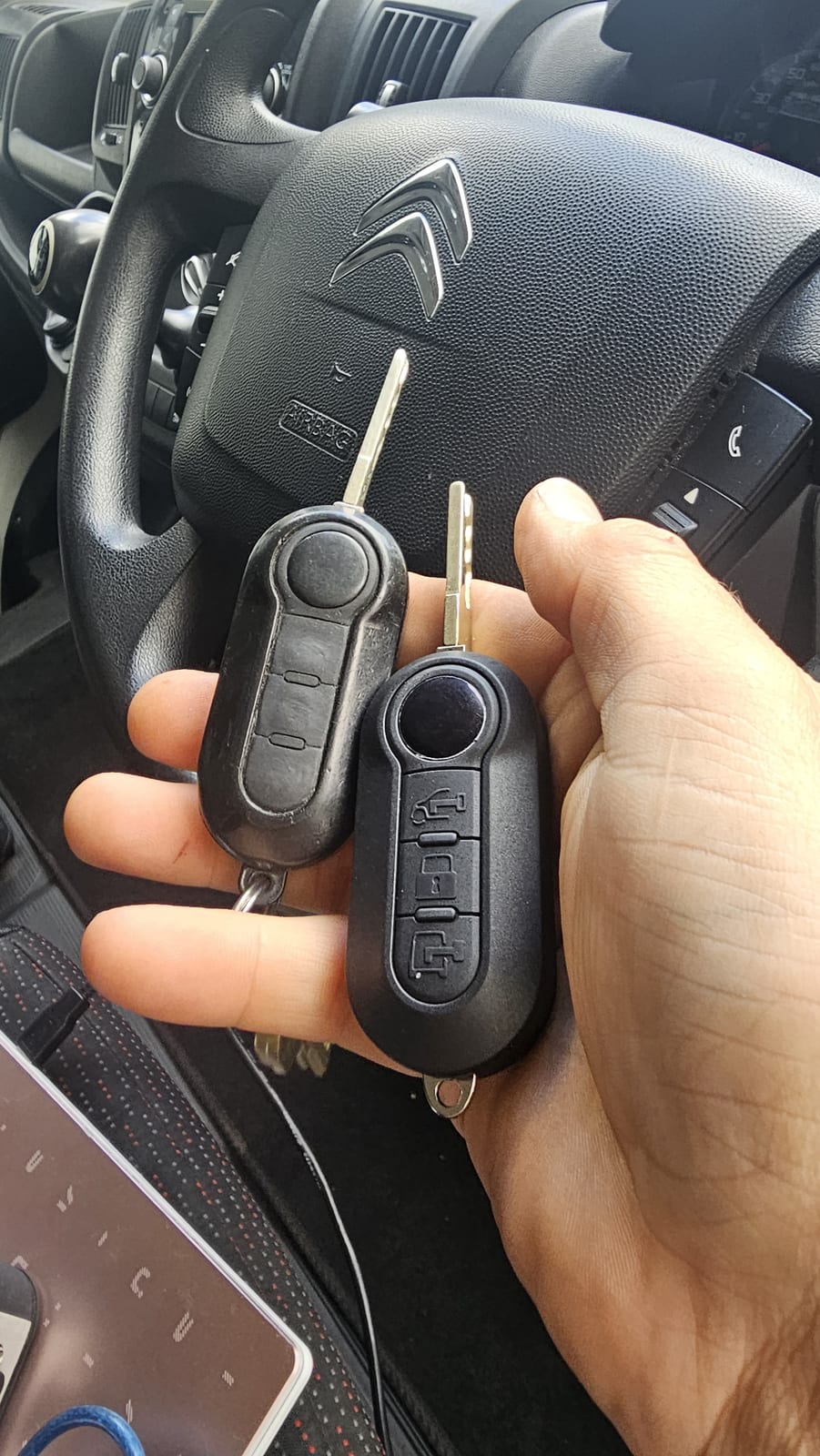 Citroen Relay flip key (spare key) by Lock City in Publow & Whitchurch