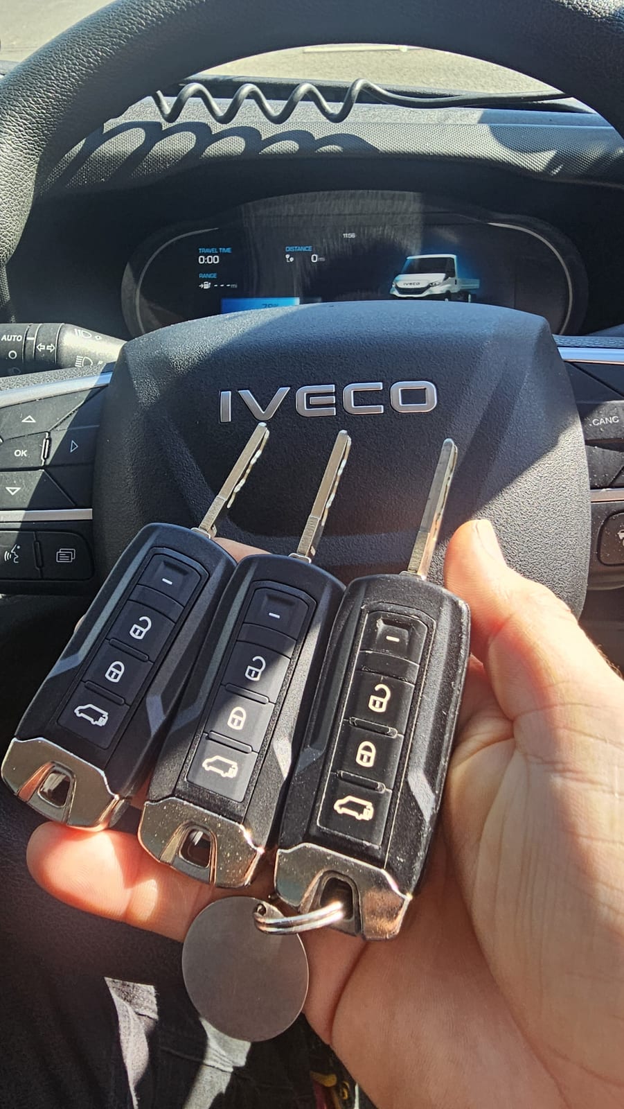 Iveco Daily flip key (spare key) by Lock City in Brislington West