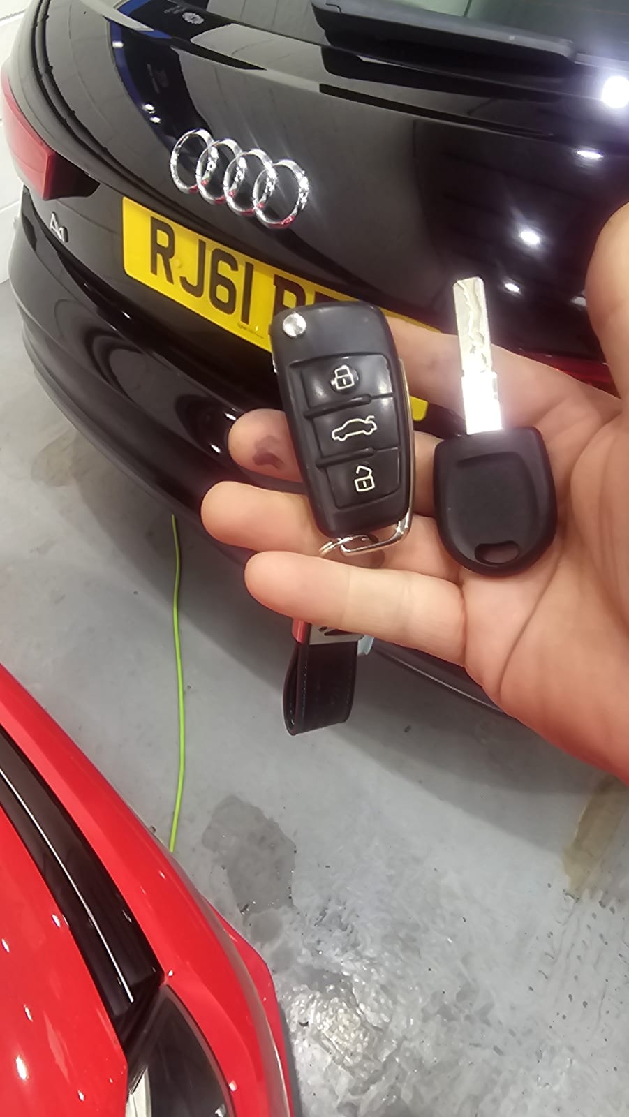 Audi A1 chip key (spare key) by Lock City in Avonmouth and Lawrence Weston