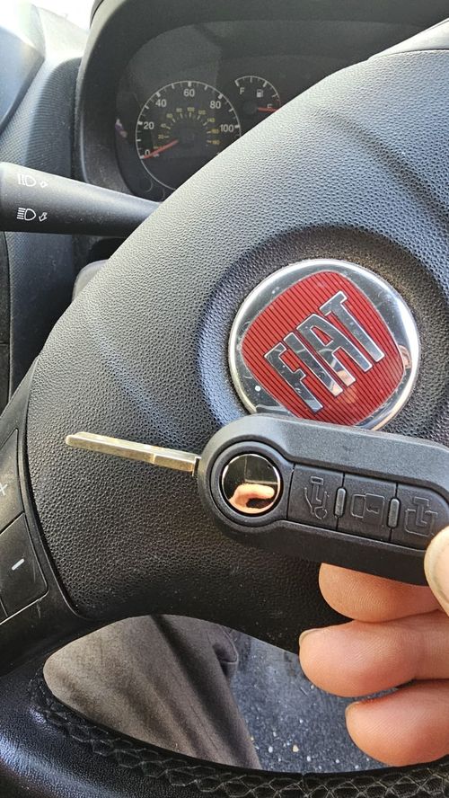 Fiat car key (all keys lost) by Lock City in Woodstock
