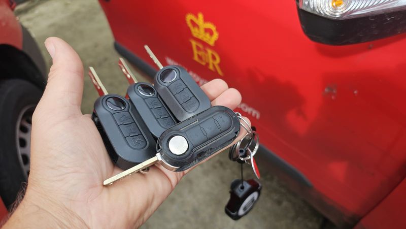 Fiat Doblo flip key (spare key) by Lock City in Filton