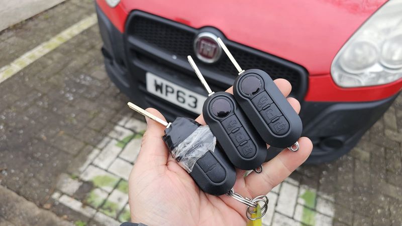 Fiat Doblo flip key (spare key) by Lock City in Filton