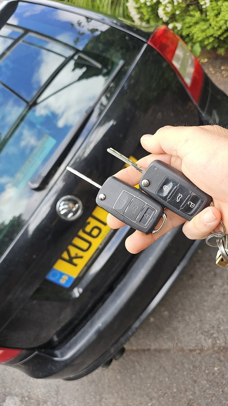 Skoda Octavia flip key (spare key) by Lock City in Stoke Bishop