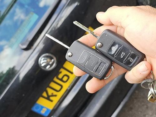 Skoda Octavia flip key (spare key) by Lock City in Stoke Bishop