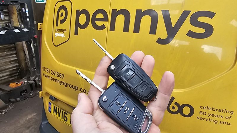 Ford Connect car key (spare key) by Lock City in Mendip Hills