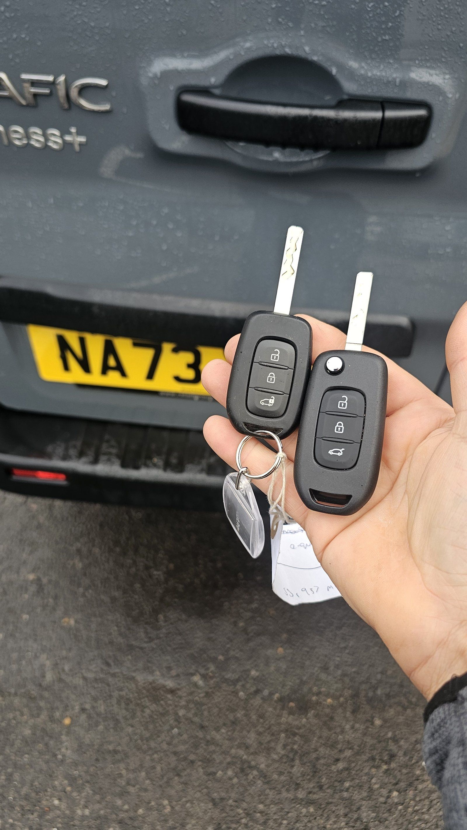 Renault Trafic flip key replaced by a Lock City locksmith in Brislington West