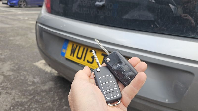 VW Up flip key (spare key) by Lock City in Bedminster