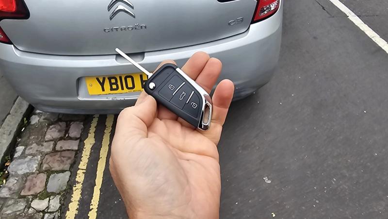 Citroen C3 flip key (spare key) by Lock City in Redland