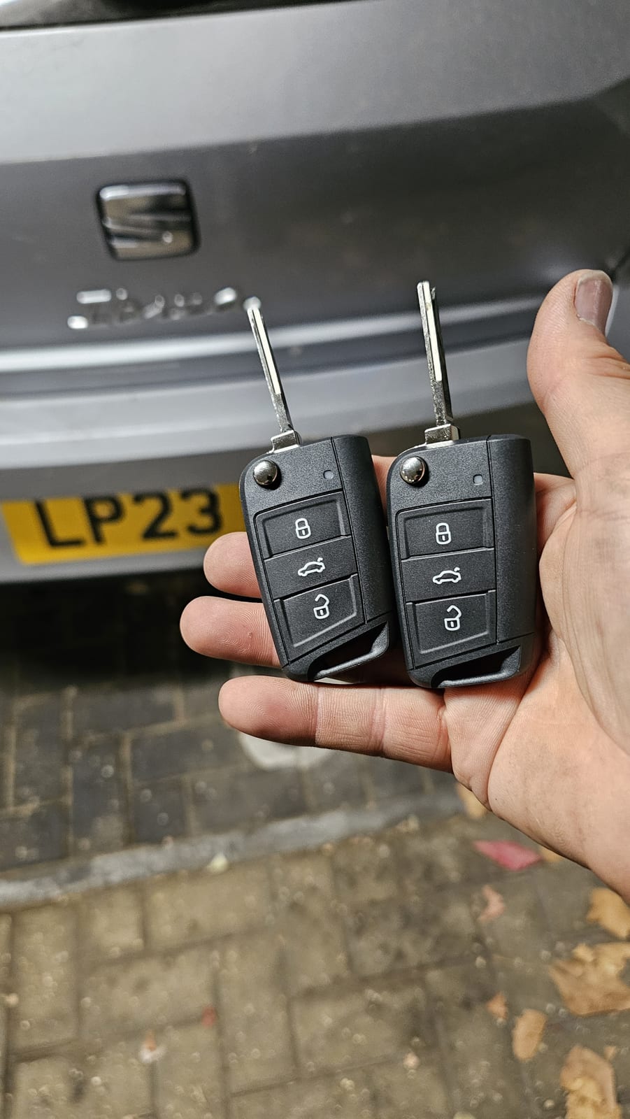 Seat Ibiza flip key replaced by a Lock City locksmith in Bristol