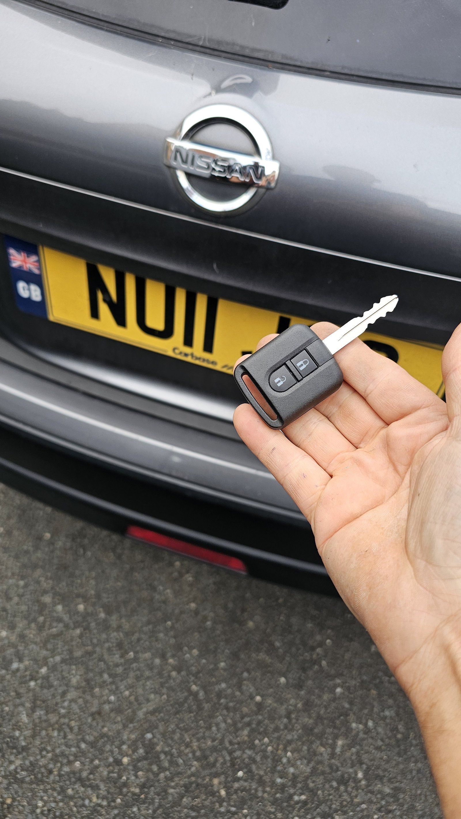 Nissan Qashqai remote key replaced by a Lock City locksmith in Bradley Stoke South