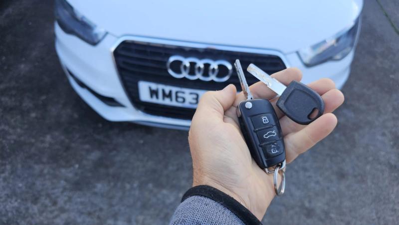 Audi A1 chip key (spare key) by Lock City in Woodstock
