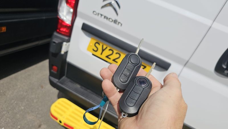 Citroen Relay flip key (spare key) by Lock City in Publow & Whitchurch