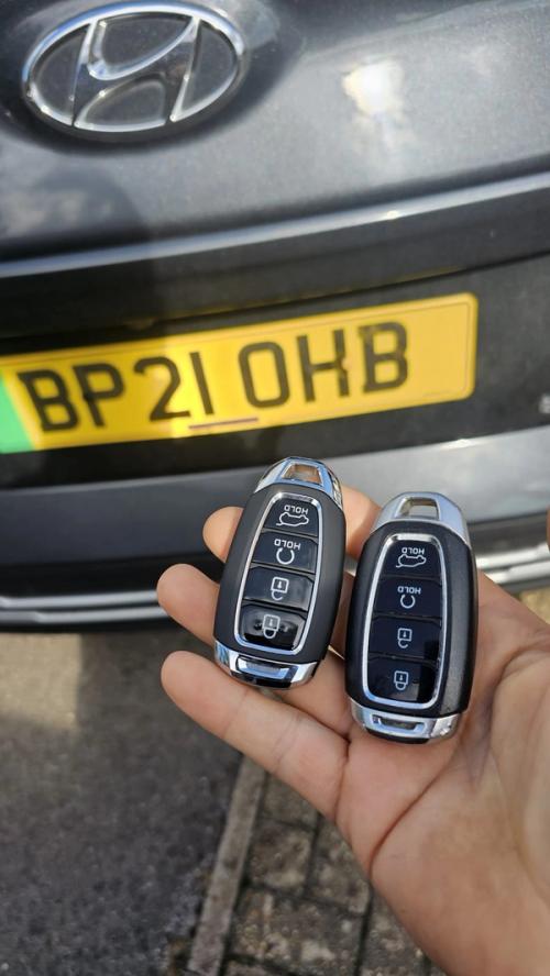 Hyundai Kona flip key (spare key) by Lock City in Nailsea Golden Valley