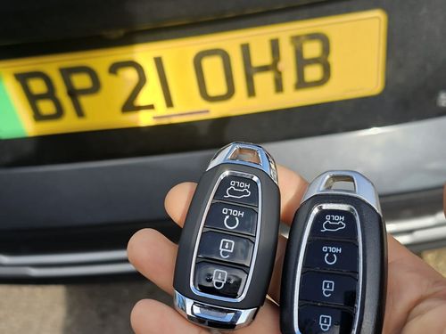 Hyundai Kona flip key (spare key) by Lock City in Nailsea Golden Valley