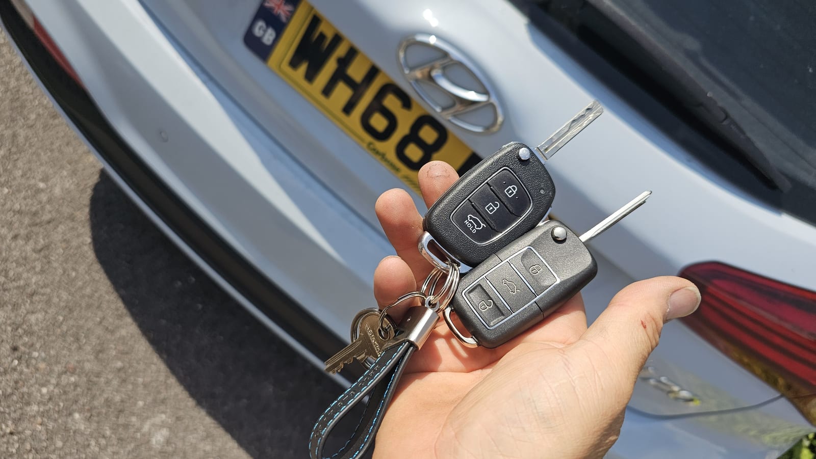 Hyundai I20 flip key (spare key) by Lock City in Portishead North