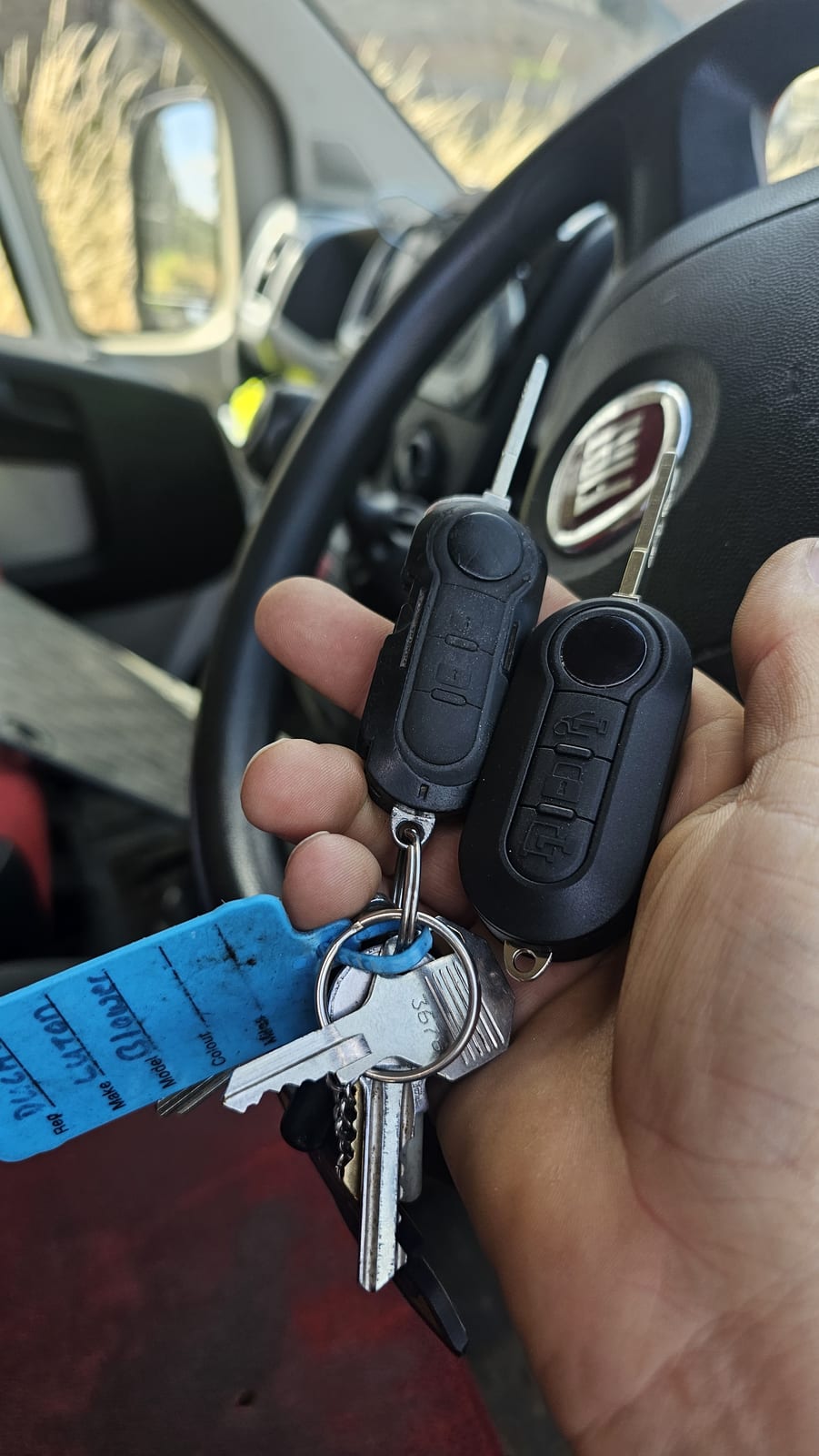 Fiat Ducato flip key (spare key) by Lock City in Bishopsworth