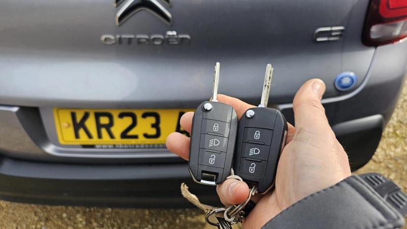 Citroen C3 flip key (spare key) by Lock City in Boyd Valley