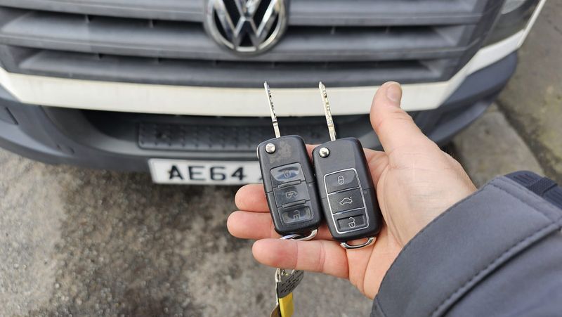 VW Crafter flip key (spare key) by Lock City in Cotham