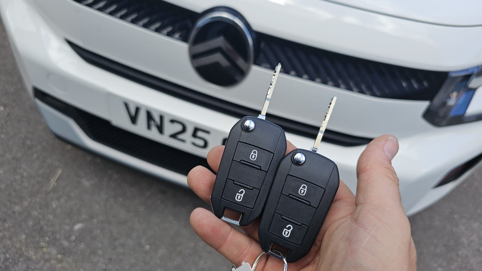 Citroen C3 flip key (spare key) by Lock City in Saltford