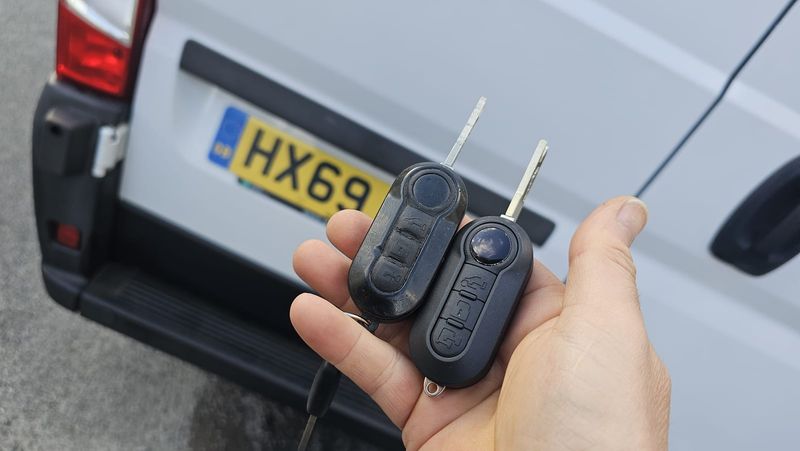 Fiat Ducato flip key (spare key) by Lock City in Easton