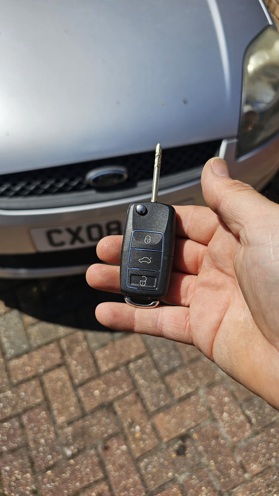 Ford Fiesta remote-head key (all keys lost) by Lock City in Horfield