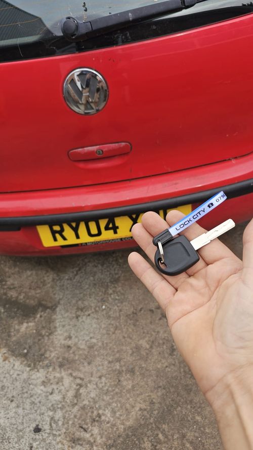 VW Polo chip key (all keys lost) by Lock City in Ashley
