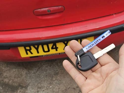 VW Polo chip key (all keys lost) by Lock City in Ashley