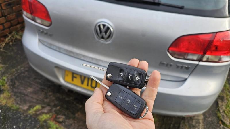 VW Golf flip key (spare key) by Lock City in Hillfields