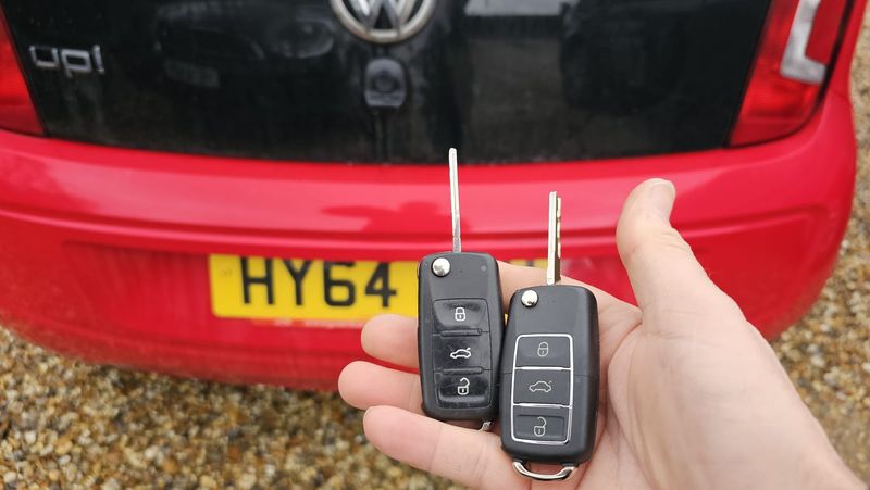 VW Up flip key (spare key) by Lock City in Bathavon South