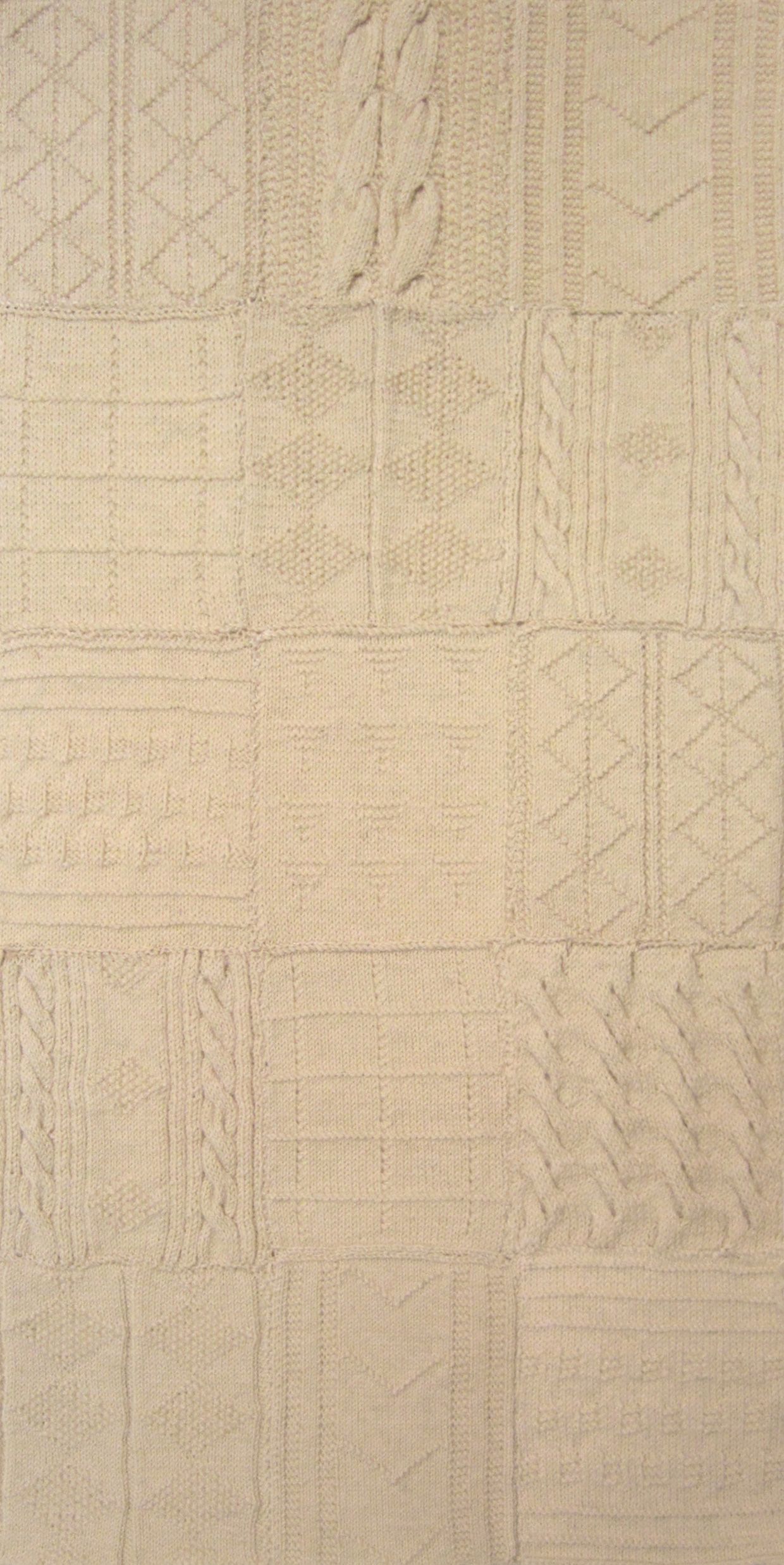Reflections - Reflections (detail: Cornish knitting patterns). Photo: Genevieve Packer